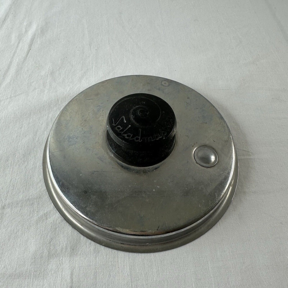 Saladmaster 6.25" Lid Only Stainless Steel Waterless Valve Replacement Lid EUC